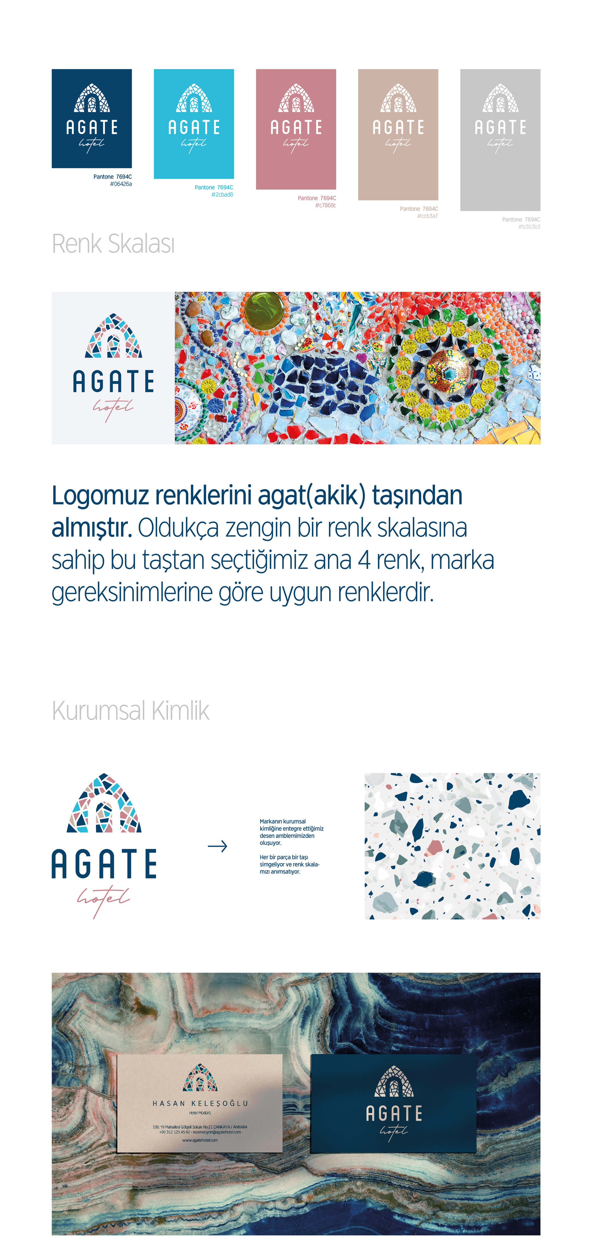 Ankara kurumsal kimlik tasarımı  Agate Hotel